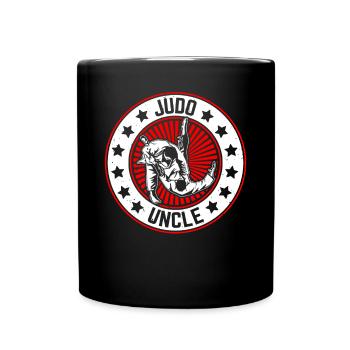 Judo Uncle Judo Fighter Judo Martial Arts Judoka - Full Colour Mug - black - Front
