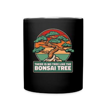 No Tree Like The Bonsai Tree Indoor Bonsai - Full Colour Mug - black - Front