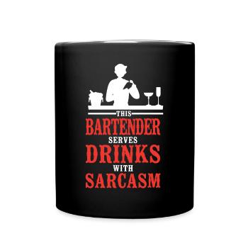 Bartender Mixologist This - Tasse einfarbig - Schwarz - Vorne
