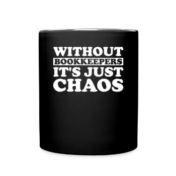 Buchhaltung Finanzbuchhalter Buchhalter Beruf - Tasse einfarbig - Schwarz - Vorne