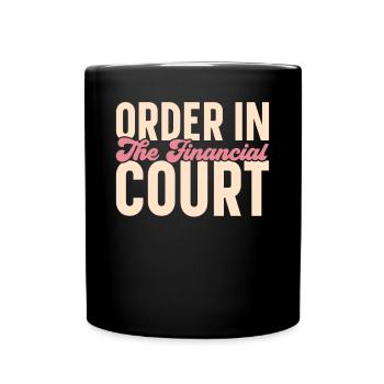 Buchhaltung Finanzbuchhalter Buchhalter Beruf - Tasse einfarbig - Schwarz - Vorne