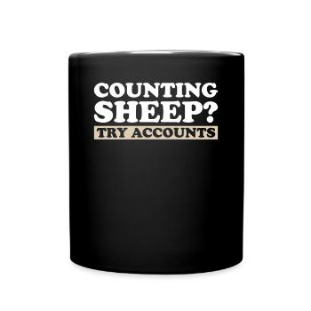 Buchhaltung Finanzbuchhalter Buchhalter Beruf - Tasse einfarbig - Schwarz - Vorne