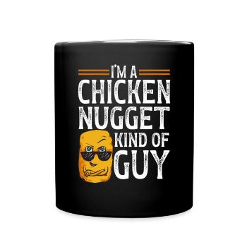 Chicken Nugget Lover Chicken Nuggets - Full Colour Mug - black - Front