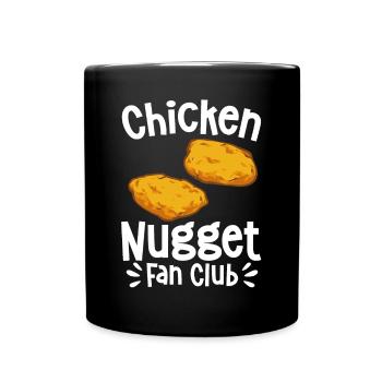 Chicken Nugget Lover Chicken Nuggets - Full Colour Mug - black - Front