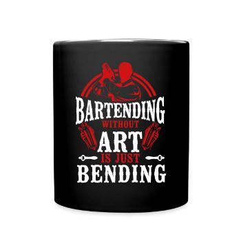 Bartender Mixologist Bartending - Tasse einfarbig - Schwarz - Vorne