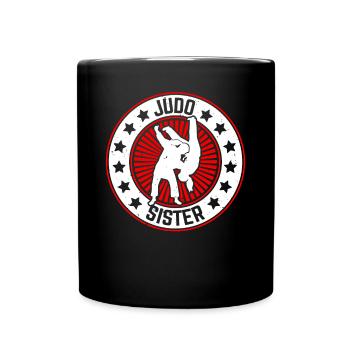 Judo Sister Judo Fighter Judo Martial Arts Judoka - Full Colour Mug - black - Front