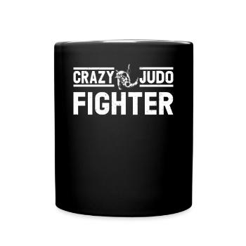 Crazy Judo Fighter - Judo Martial Arts Judo Fighte - Full Colour Mug - black - Front