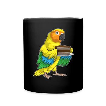 Parrot Cake - Full Colour Mug - black - Front