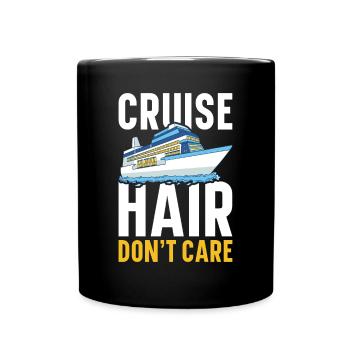 Kreuzfahrer Kreuzfahrtschiff Kreuzfahrt Geschenk - Tasse einfarbig - Schwarz - Vorne