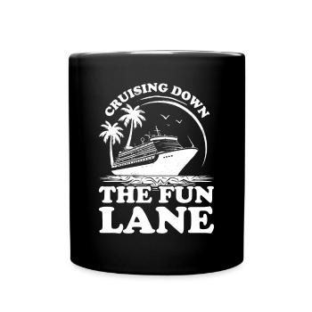Croisière Crusader Bateau de croisière Cadeau - Mug uni - noir - Devant