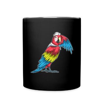 Chapeau de marin Parrot Sailor - Mug uni - noir - Devant
