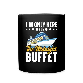 Kreuzfahrer Kreuzfahrtschiff Kreuzfahrt Geschenk - Tasse einfarbig - Schwarz - Vorne