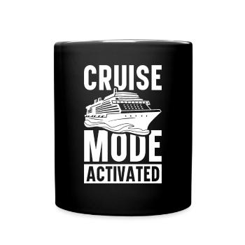 Kreuzfahrer Kreuzfahrtschiff Kreuzfahrt Geschenk - Tasse einfarbig - Schwarz - Vorne