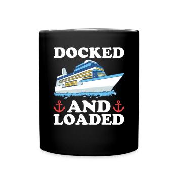 Kreuzfahrer Kreuzfahrtschiff Kreuzfahrt Geschenk - Tasse einfarbig - Schwarz - Vorne