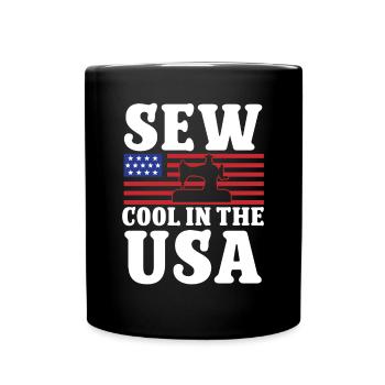 Tailor Sew Cool In The Usa Couturière Couture - Mug uni - noir - Devant