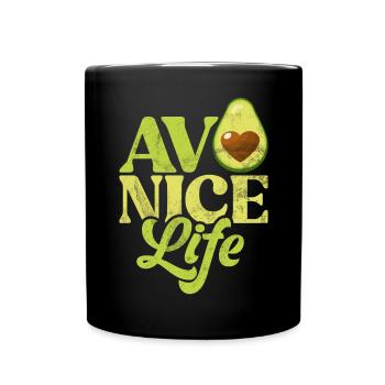 Avocado Gifts - Full Colour Mug - black - Front