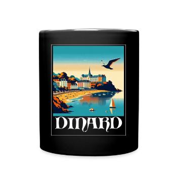DINARD - Mug uni - noir - Devant