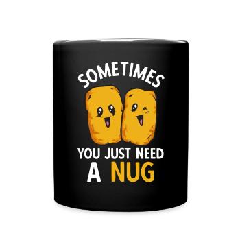 Nuggets de poulet Nuggets de poulet - Mug uni - noir - Devant