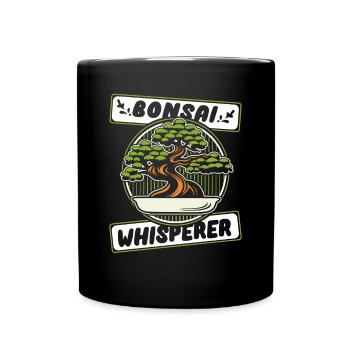 Bonsai Whisperer Bonsai Pots Penjing Indoor - Full Colour Mug - black - Front