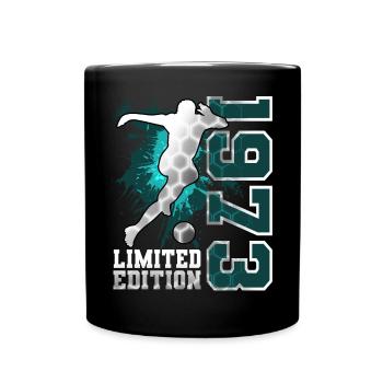 1973 Born Football Limited Edition Birthday - Full Colour Mug - black - Front