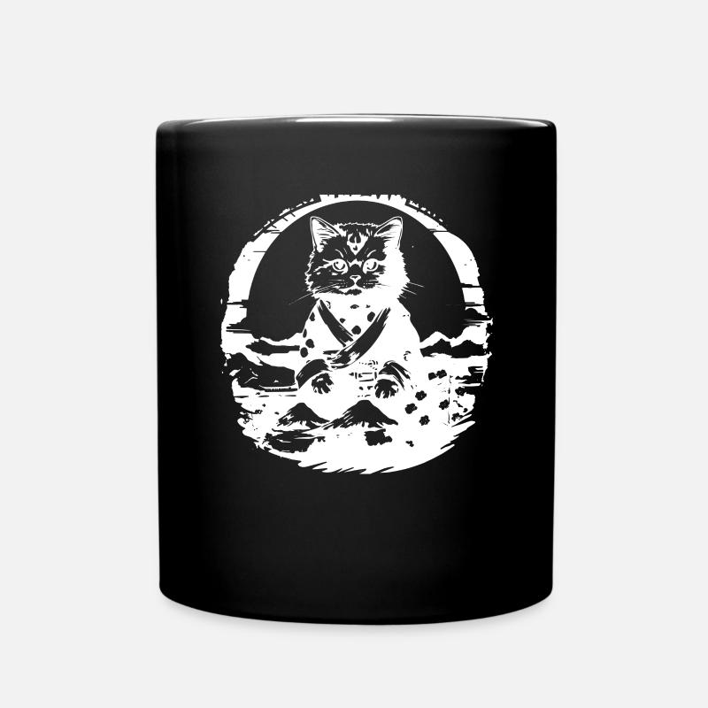 Chat japonais - Mug uni - noir