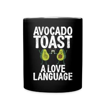 Avocado Gifts - Full Colour Mug - black - Front