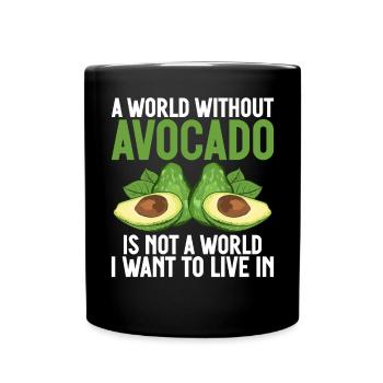 Avocado Gifts - Full Colour Mug - black - Front
