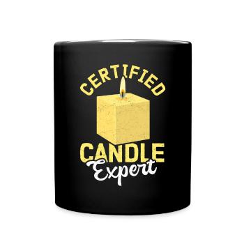 Bougies Cirier Sculpteur Cadeau - Mug uni - noir - Devant