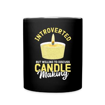 Bougies Candle Maker Candle Maker Cadeau - Mug uni - noir - Devant