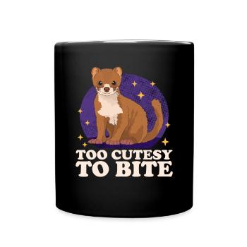 Weasel Mouse Weasel Small Weasel Gift - Full Colour Mug - black - Front