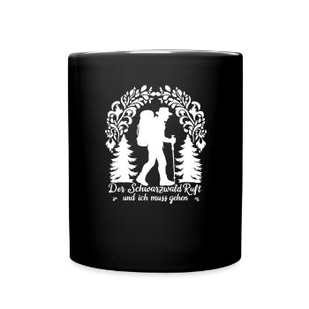 La Forêt-Noire m’appelle et je dois y aller - Mug uni - noir - Devant