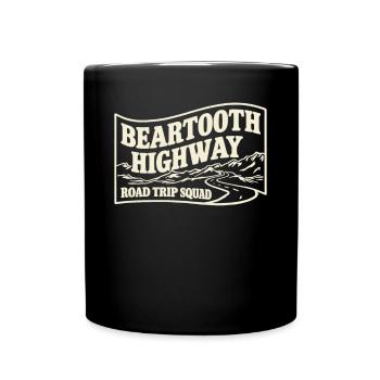 Beartooth Highway Road Trip Squad Aventure - Mug uni - noir - Devant