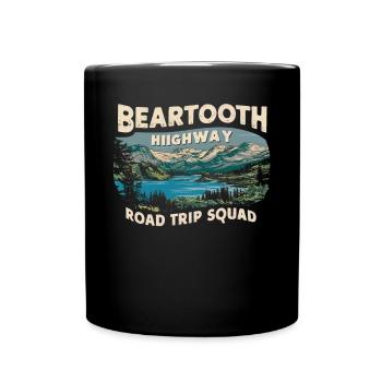 Escouade de road trip sur l’autoroute Beartooth - Mug uni - noir - Devant