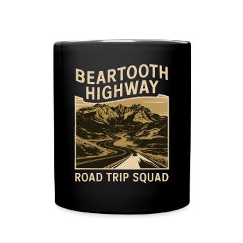 Beartooth Highway Road Trip Squad - Tasse einfarbig - Schwarz - Vorne