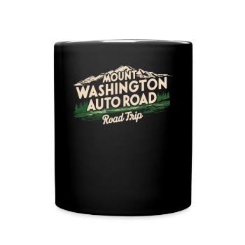 Mount Washington Auto Road Road Trip Berge - Tasse einfarbig - Schwarz - Vorne