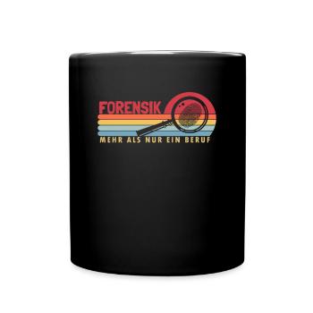Forensik mehr als ein Beruf Science Forensic - Mug uni - noir - Devant