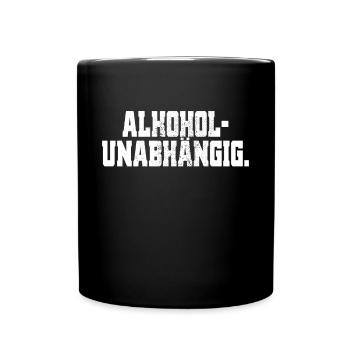Alcohol-Free Sober Straight Edge Alcohol-Free - Full Colour Mug - black - Front
