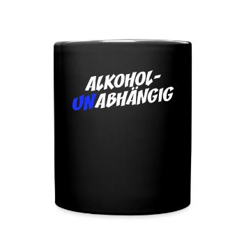 Alcohol-Free Sober Straight Edge Alcohol-Free - Full Colour Mug - black - Front