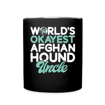 Afghan Hound Gifts - Tasse einfarbig - Schwarz - Vorne