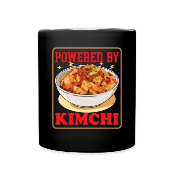 Kimchi Plat de cuisine coréenne Cadeau de kimchi - Mug uni - noir - Devant