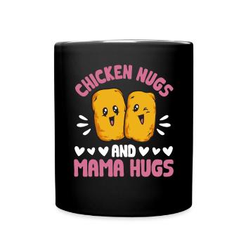 Chicken Nugget Lover Chicken Nuggets - Full Colour Mug - black - Front