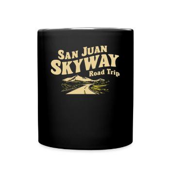 Aventure en voiture sur le Skyway de San Juan - Mug uni - noir - Devant