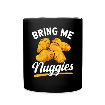 Chicken Nugget Lover Chicken Nuggets - Full Colour Mug - black - Front