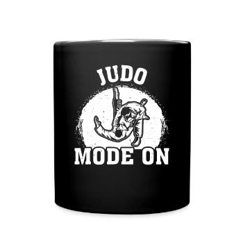 Judo Mode On Funny Judo Fighter - Full Colour Mug - black - Front