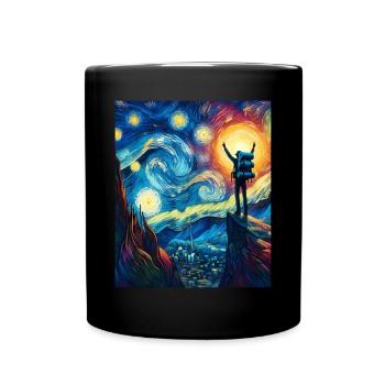 Routard Randonnée Camping Randonnée Sternennach - Mug uni - noir - Devant