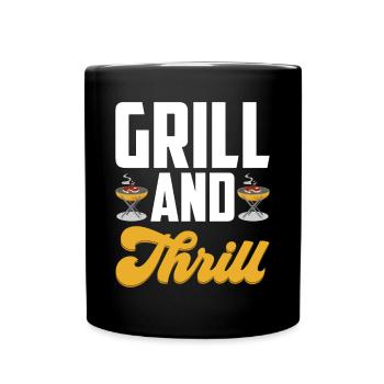 Grilling Barbecue Grill Party Grill Professional BBQ - Full Colour Mug - black - Front