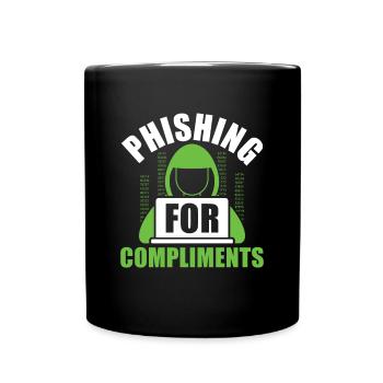 Phishing pour des compliments - Ethical Hacker - Mug uni - noir - Devant