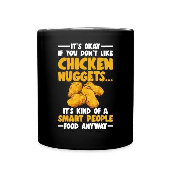 Nuggets de poulet Nuggets de poulet - Mug uni - noir - Devant