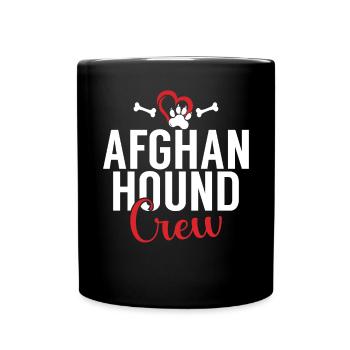 Afghan Hound Gifts - Tasse einfarbig - Schwarz - Vorne