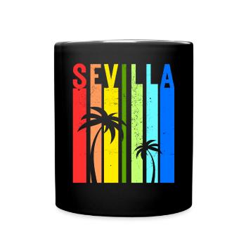 Seville Andalusia Spain Holiday Idea - Full Colour Mug - black - Front